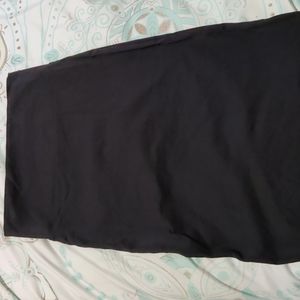 Girls Black Stretch Pencil Skirt 12-13